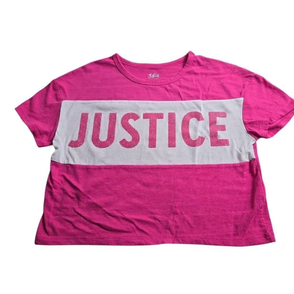 Justice crop shirt S